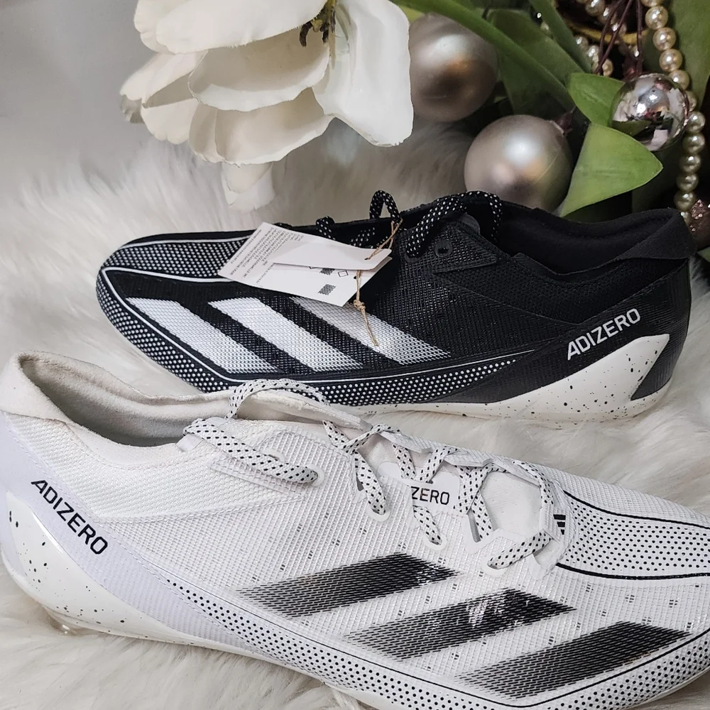 Adidas Adizero Electric Football Cleats Men's 11 Snack Attack White Black IE4401